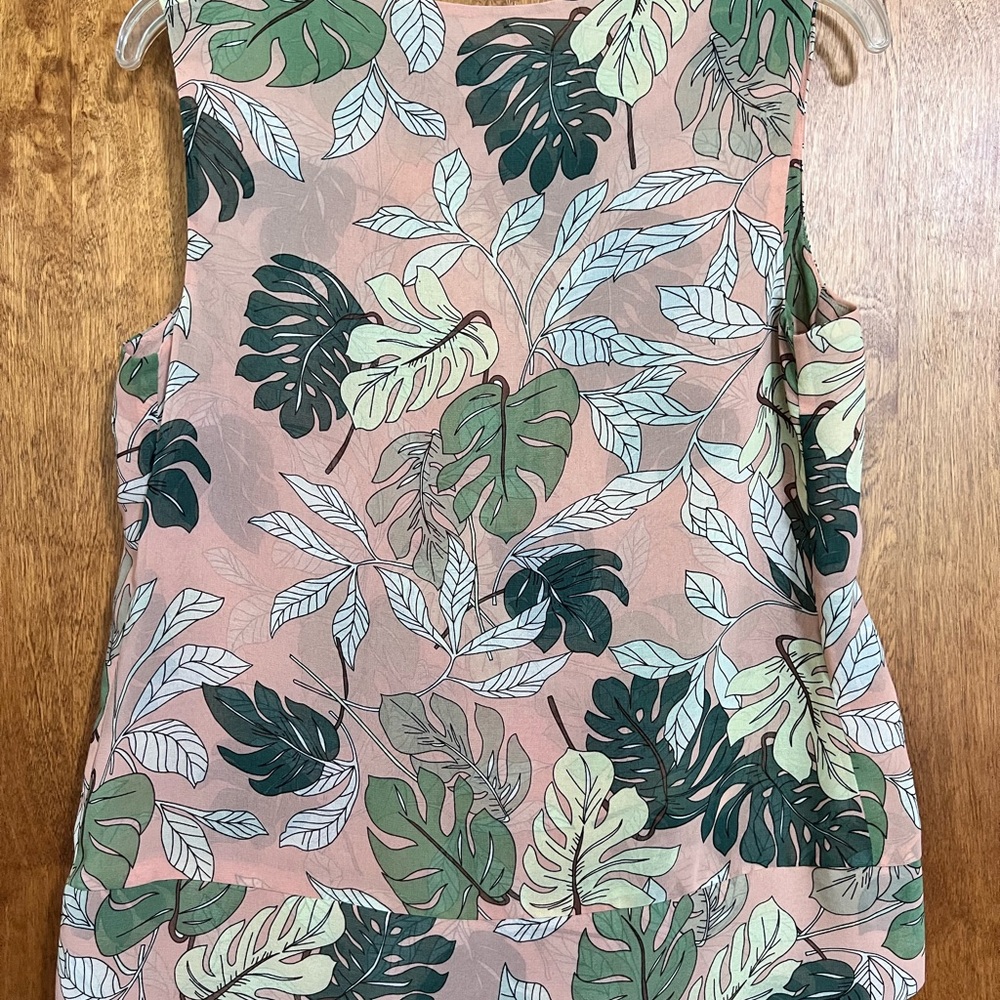 Cabi floral sleeveless top